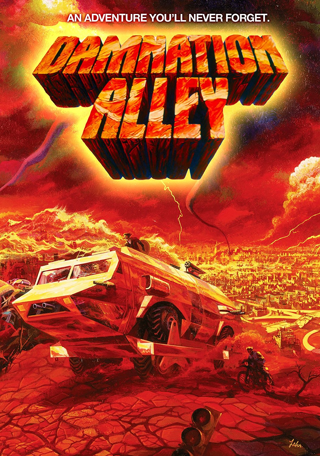 Damnation Alley (1977) starring George Peppard, Jan-Michael Vincent