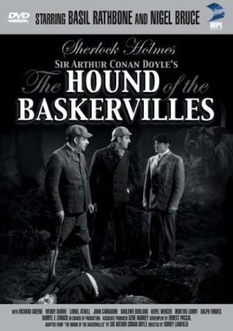 The Hound of the Baskervilles (1939) starring Basil Rathbone, Nigel Bruce, Richard Greene, Lionel Atwill