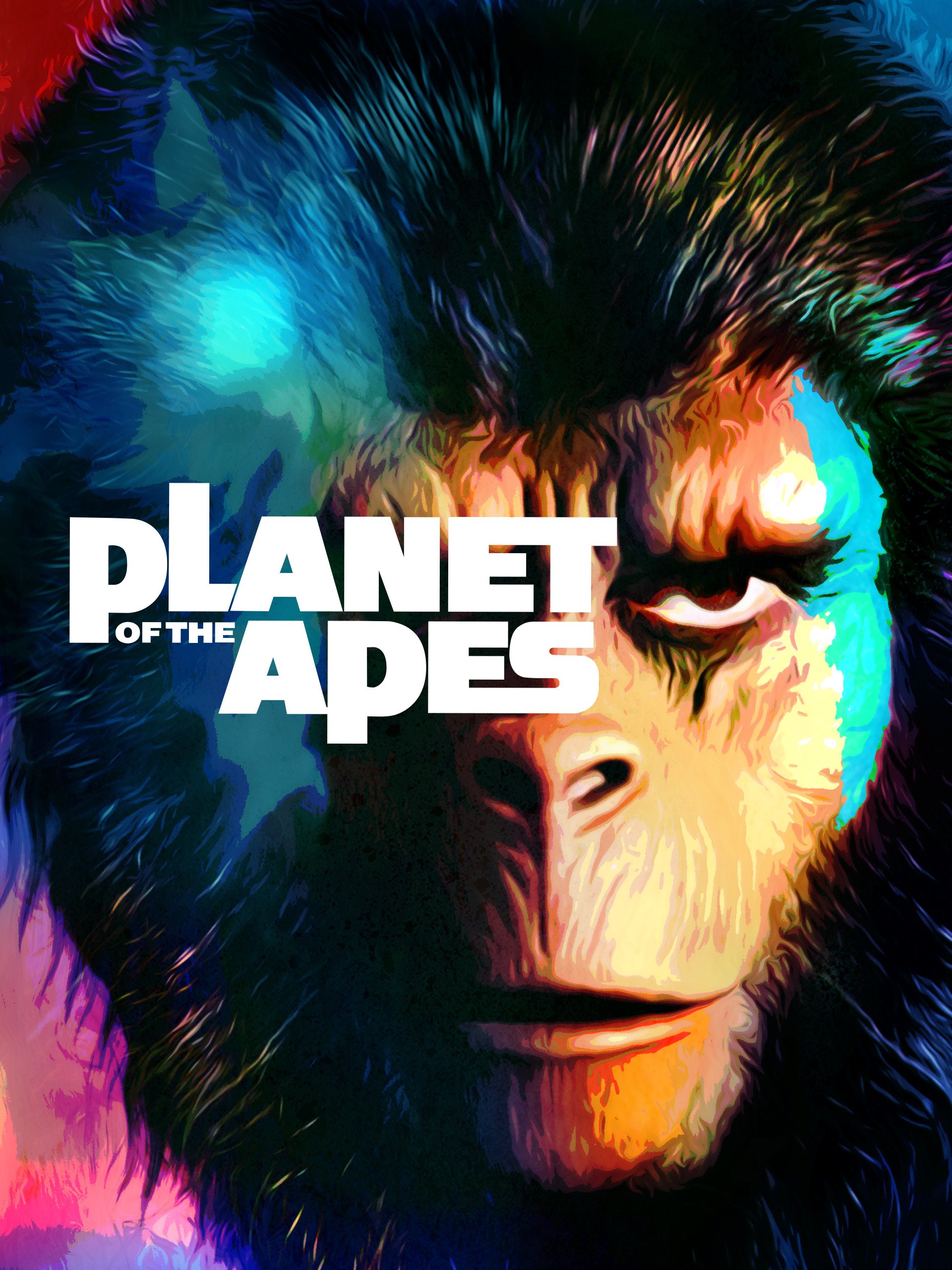 Planet of the Apes, starring Charleton Heston, Roddy McDowell