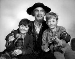 Oliver! with Fagan, the Artful Dodger, and Oliver Twist