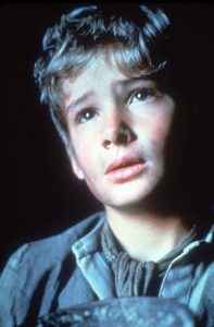 Mark Lester as the orphan Oliver!
