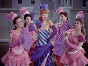 Continental Polka - lyrics by Ralph Blane, music by Johnny Green, sung and danced by Lucille Ball (dubbed by Virginia Rees) and chorus, performed in Easy to Wed