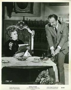 Aunt Effigy (Hermione Gingold) and Cousin Freddy (Terry-Thomas) - the unhappy English Munsters