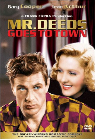 Mr. Deeds Goes to Town (1936) starring Gary Cooper, Jean Arthur, by Frank Capra