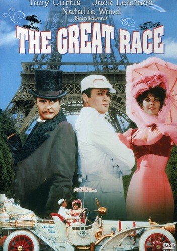 The Great Race (1965) starring Tony Curtis, Jack Lemmon, Natalie Wood, Peter Falk, Keenan Wynn