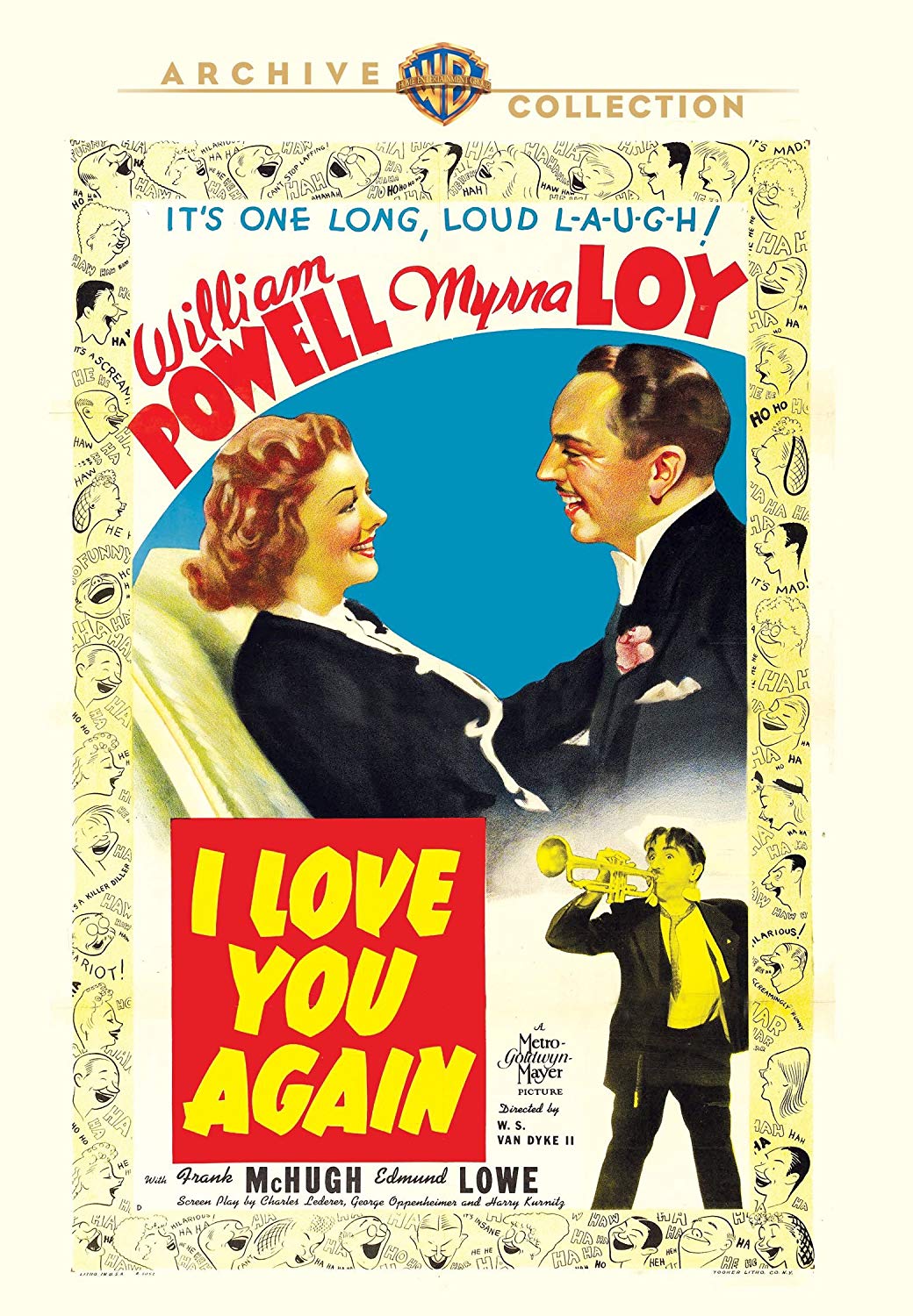 I Love You Again (1940) starring William Powell , Myrna Loy , Frank McHugh