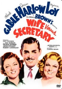Wife Versus Secretary (1936) starring Clark Gable, Myrna Loy, Jean Harlow, James Stewart