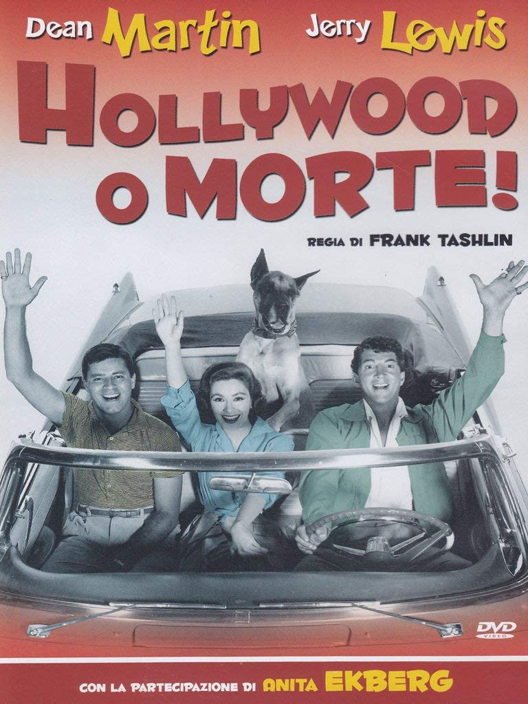 Hollywood or Bust, starring Dean Martin, Jerry Lewis, Pat Crowley, Anita Ekberg