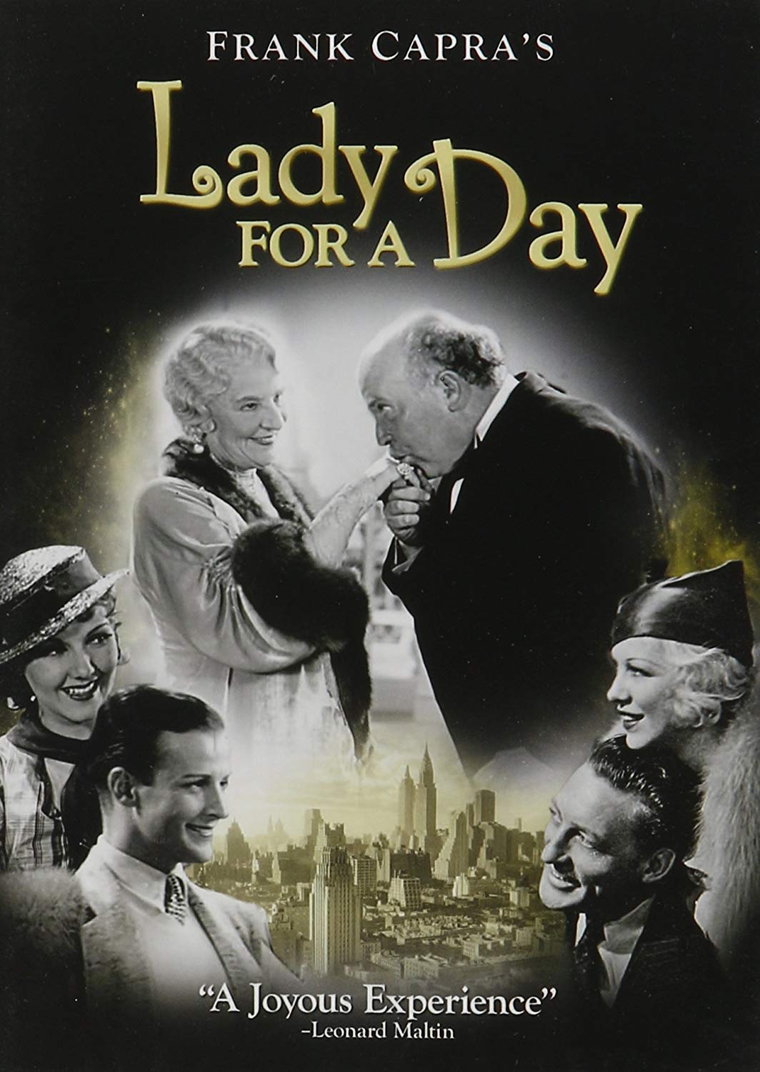 Lady for a Day (1933) starring Warren William, May Robson, Guy Kibbee, Glenda Farrell, Ned Sparks, directed by Frank Capra