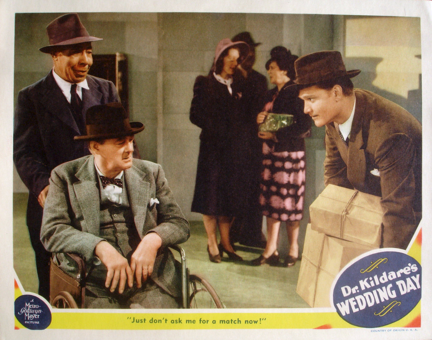 Dr. Kildare's Wedding Day, starring Lew Ayres, Laraine Day, Lionel Barrymore, Red Skelton