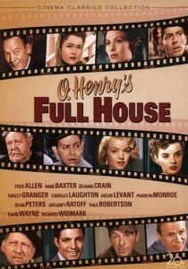 O. Henry's Full House (1952) starring  Anne Baxter, Richard Widmark, Farley Granger, Charles Laughton, Marilyn Monroe