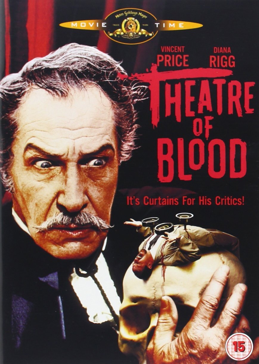 Theater of Blood (1973), starring Vincent Price, Diana Rigg