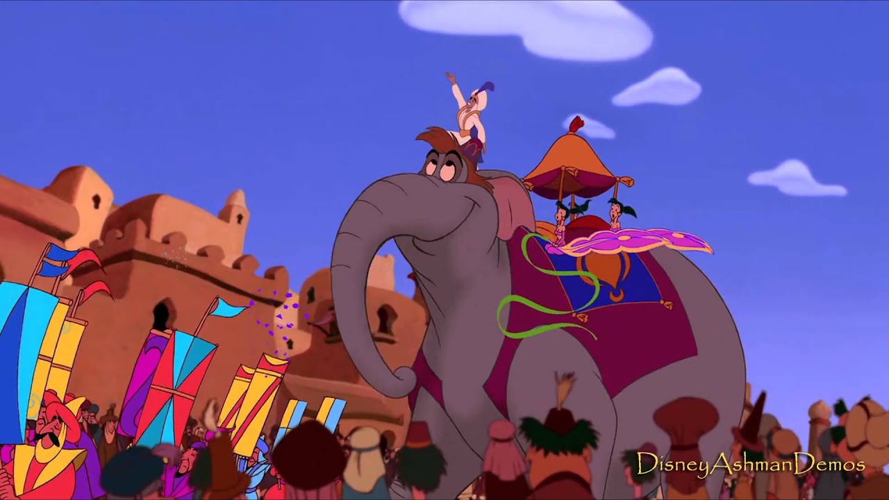Song lyrics to Prince Ali, music by Alan Menken, lyrics by Howard Ashman, Performed by Robin Williams in Walt Disney's Aladdin