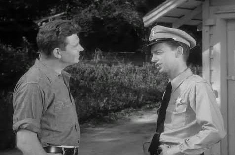 Andy Griffith meets his new deputy Don Knotts