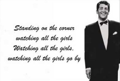 Song lyrics to Standing on the Corner by Frank Loesser