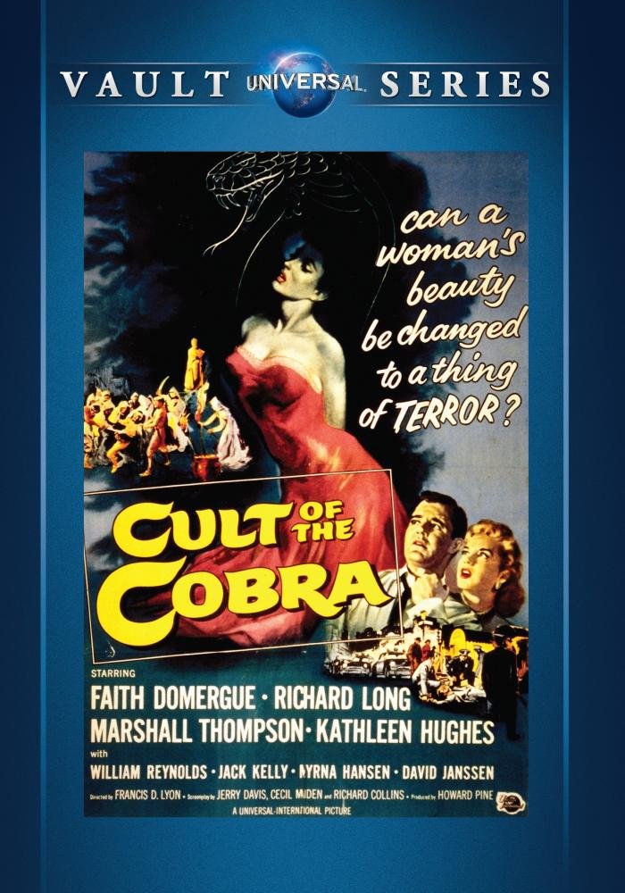 Cult of the Cobra (1955) starring Richard Long, Marshall Thompson, Faith Domergue, David Janssen