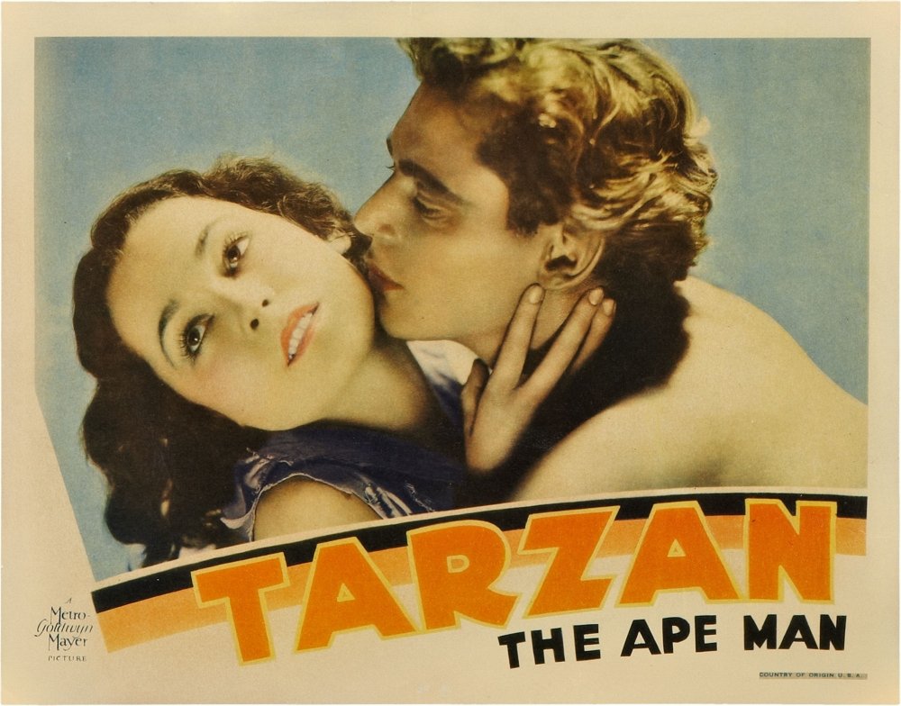 Posterazzi Tarzan The Ape Man Maureen O'sullivan Johnny Weissmuller 1932 Movie Masterprint Poster Print (14 x 11)