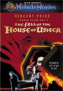The Fall of the House of Usher (1960) starring Vincent Price, Mark Damon, by Roger Corman