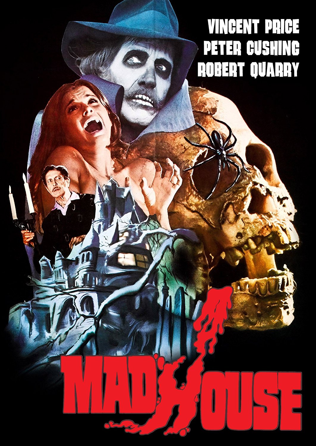 Madhouse (1974) starring Vincent Price, Peter Cushing, Robert Quarry