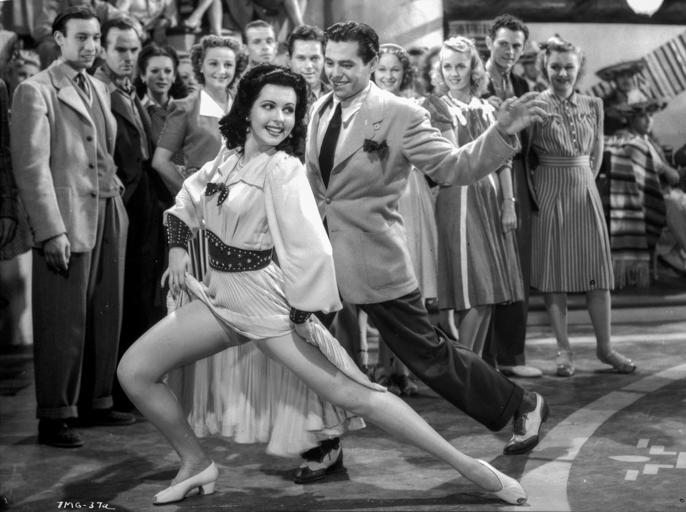 Ann Miller dancing the Spic and Spanish number in Too Many Girls