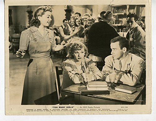 Frances Langford serenading the lovers (Lucille Ball and Richard Carlson) in Too Many Girls
