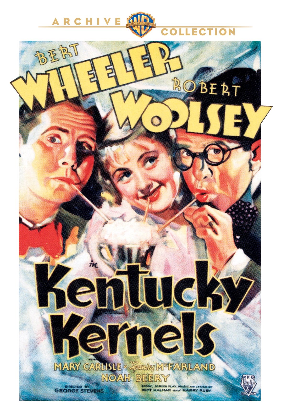 Kentucky Kernels (1934) starring Bert Wheeler, Robert Woolsey, Mary Carlisle, Spanky McFarland