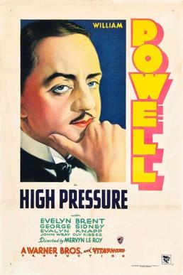 High Pressure starring William Powell - movie poster