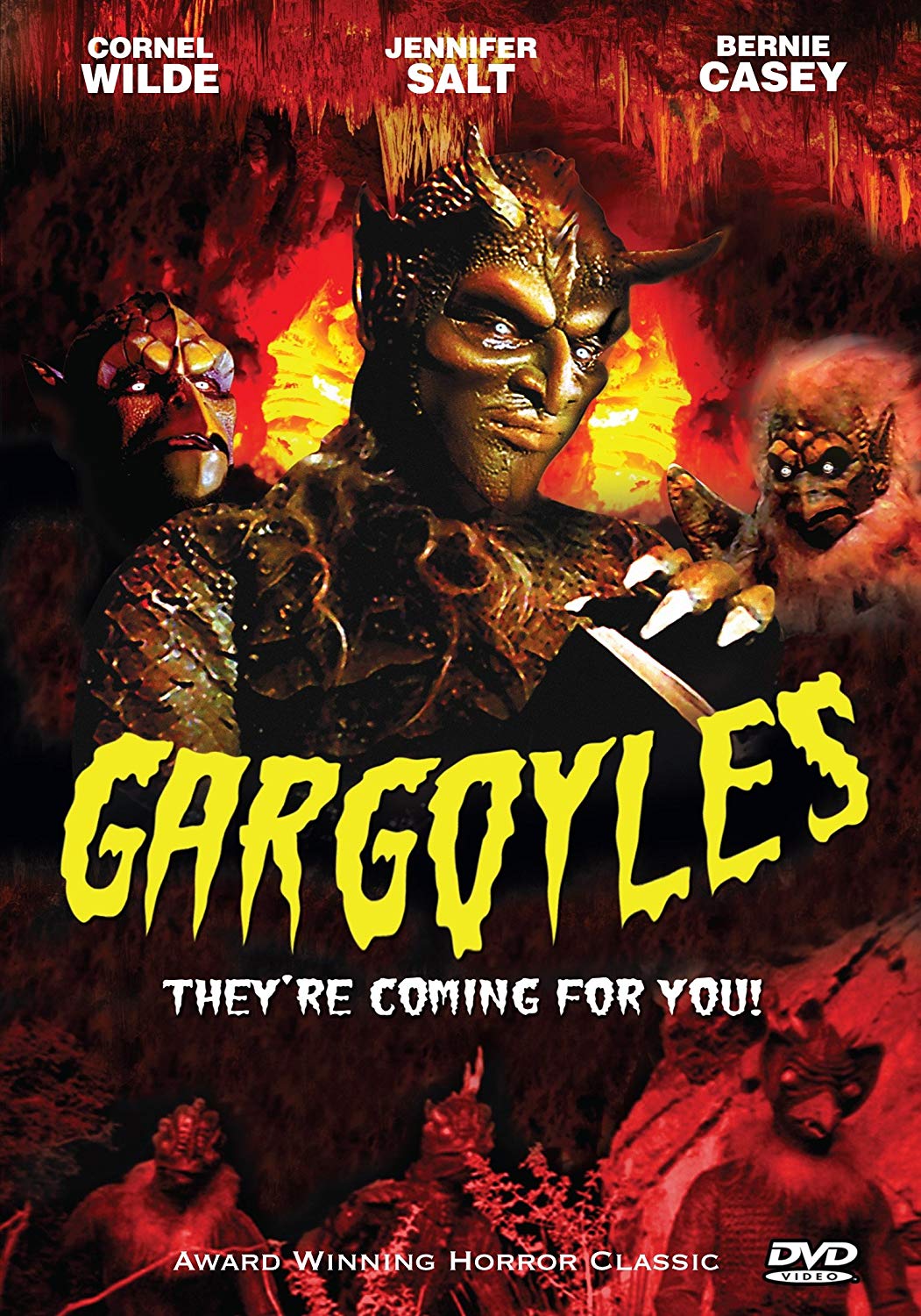 Gargoyles (1972) starring Cornel Wilde, Jennifer Salt, Grayson Hall, Bernie Casey
