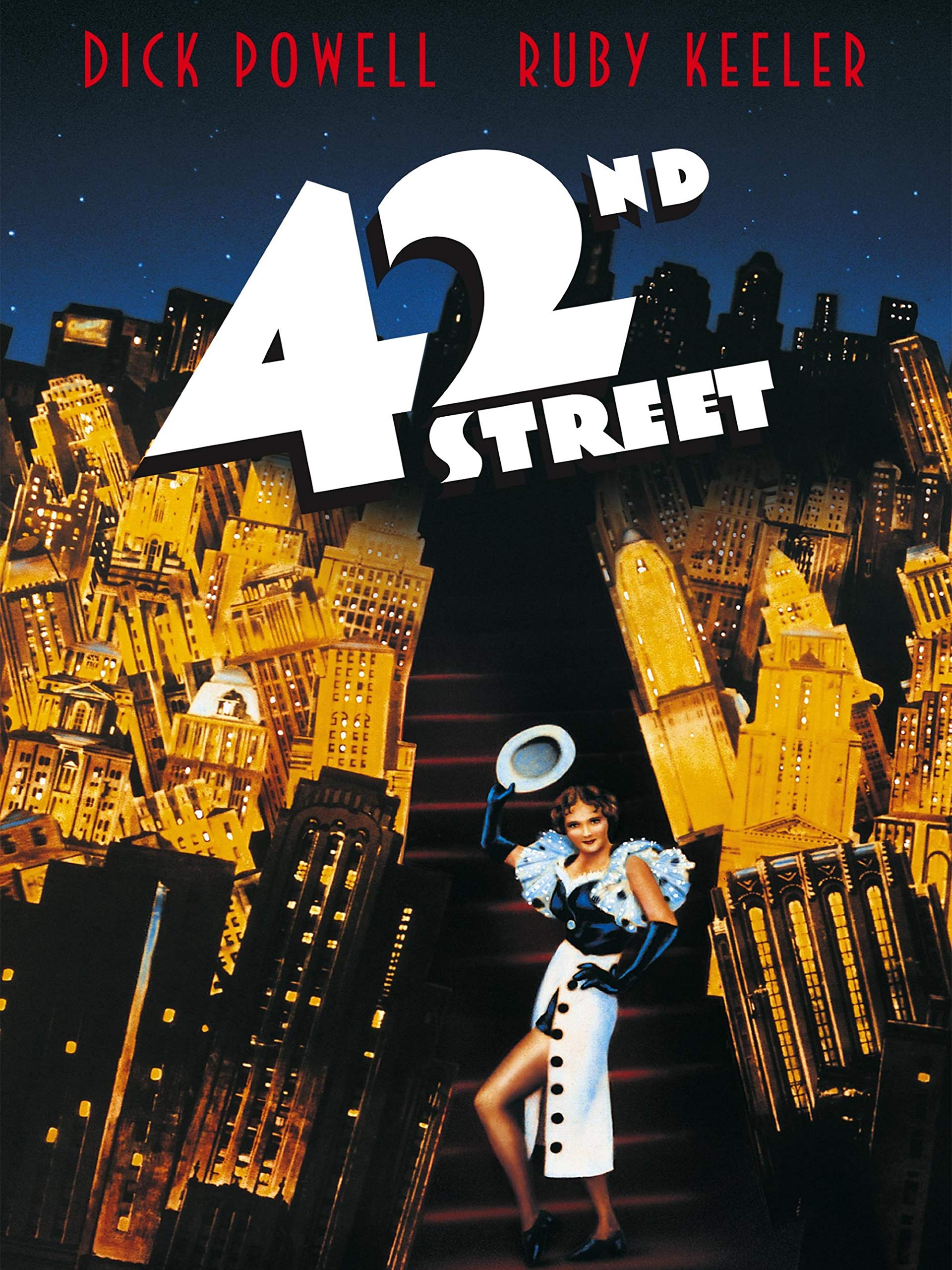 42nd Street (1933) starring Ruby Keeler, Dick Powell, Warner Baxter