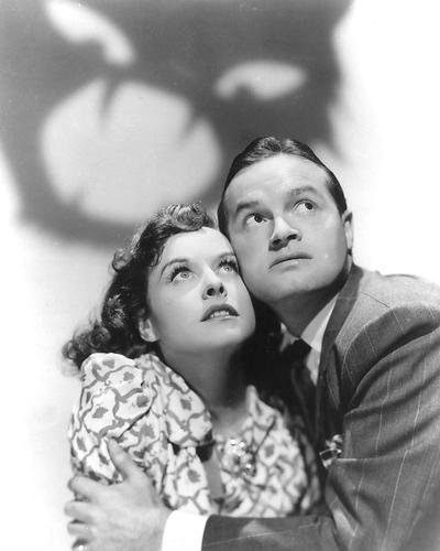 Paulette Goddard and Bob Hope in a publicity photo for The Ghost Breakers