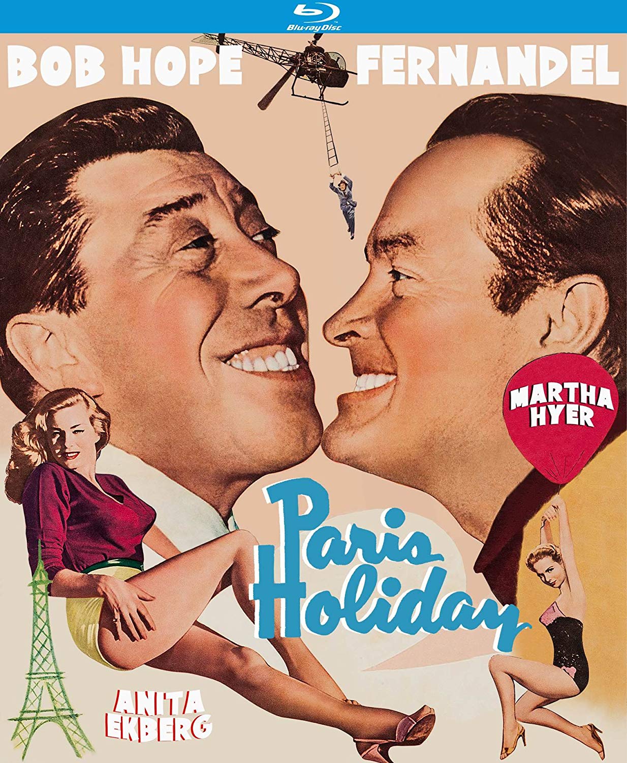 Paris Holiday (1958) starring Bob Hope, Martha Hyer, Anita Eckberg, Fernydel, Preston Sturges