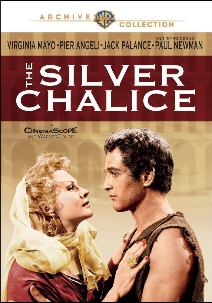 The Silver Chalice, starring Paul Newman, Pier Angeli, Virginia Mayo, Jack Palance