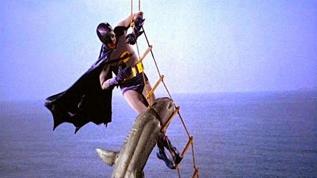 Holy Bat-shark repellent, Batman!.