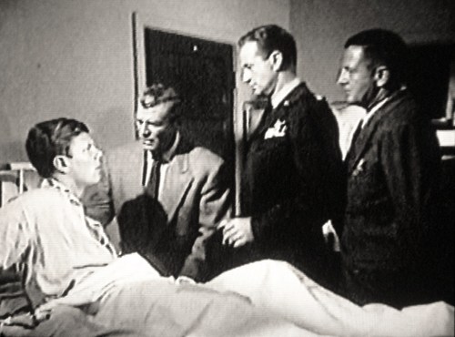 Peter Graves in the hospital, trying to recall what happened to him