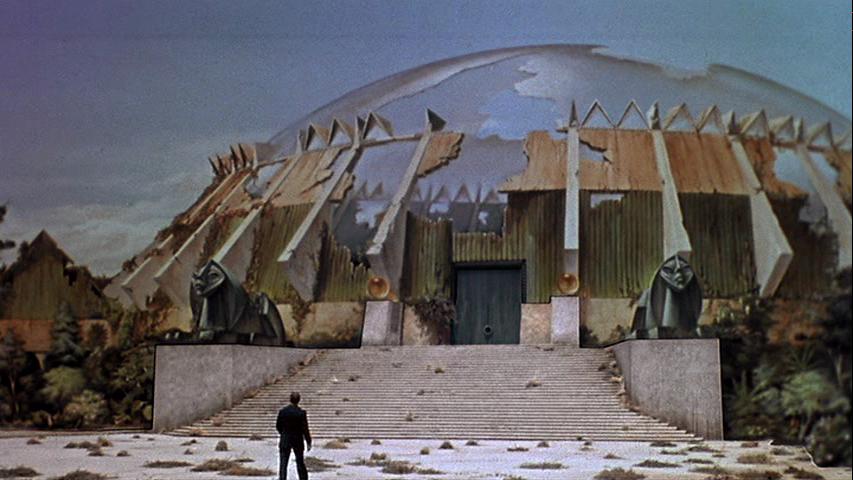 The Eloi's broken, decaying dome in "The Time Machine"