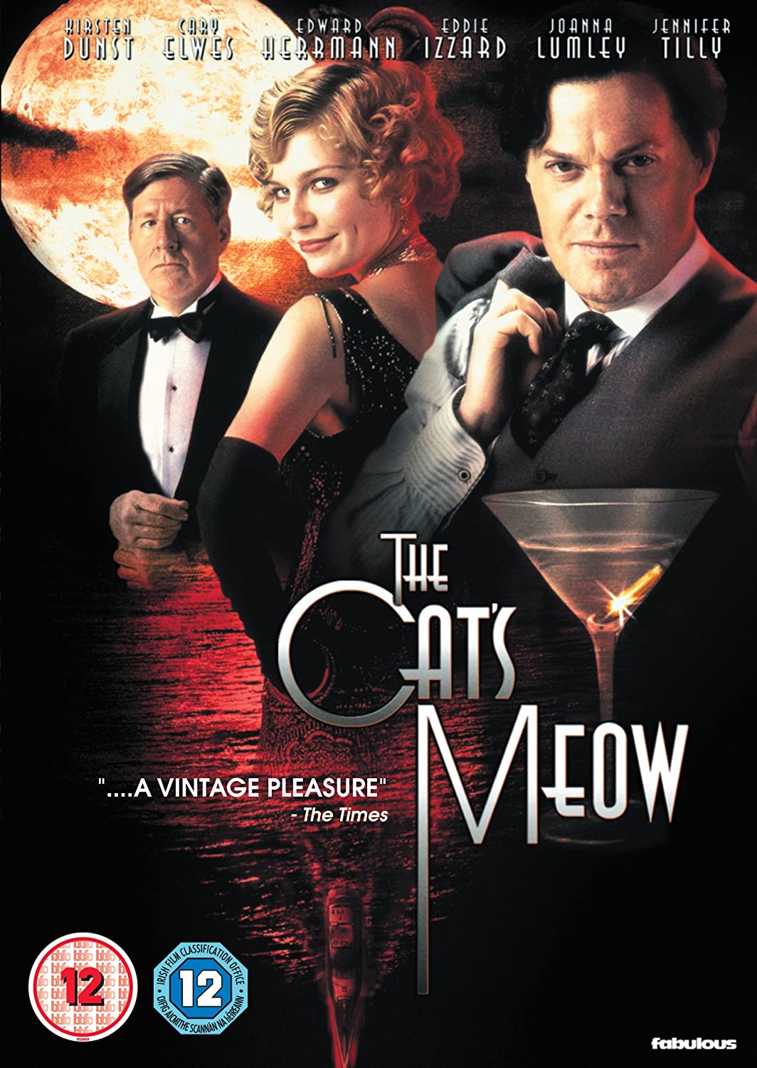The Cat's Meow (2001) starring Edward Herrmann, Cary Elwes, Kirsten Dunst, Eddie Izzard