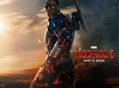 Don Cheadle as Iron Patriot in Iron Man 3