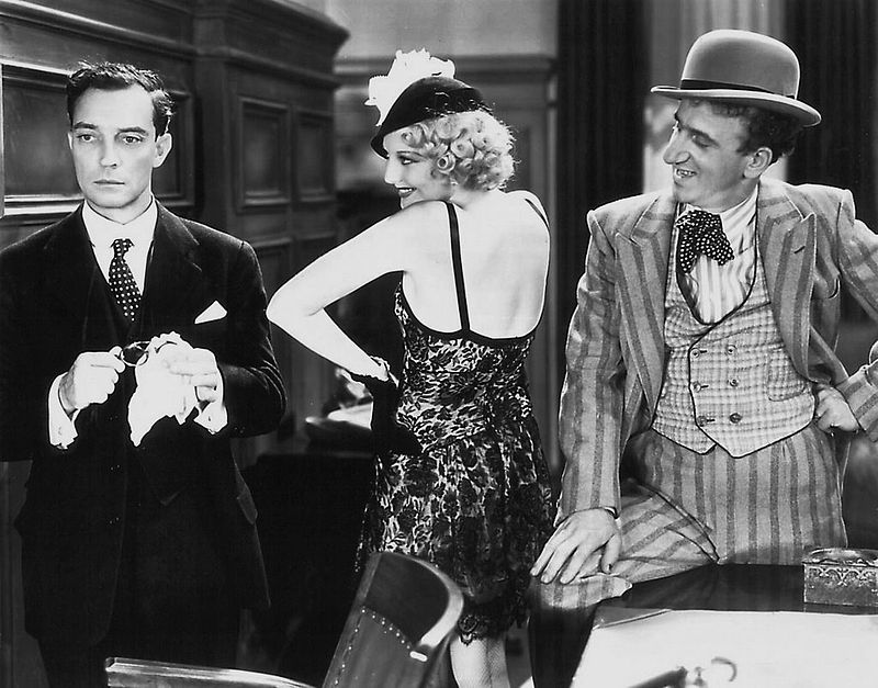 Buster Keaton, Thelma Todd, and Jimmy Durante - three very funny people