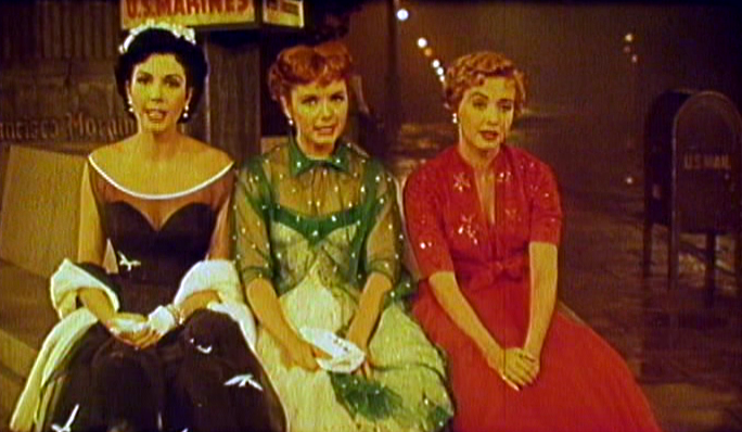 Ann Miller, Debbie Reynolds and Jane Powell feeling despondent in Hit the Deck