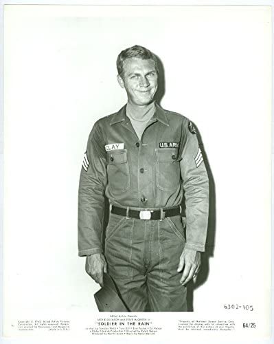 Steve McQueen as the young, scheming solder in Soldier in the Rain