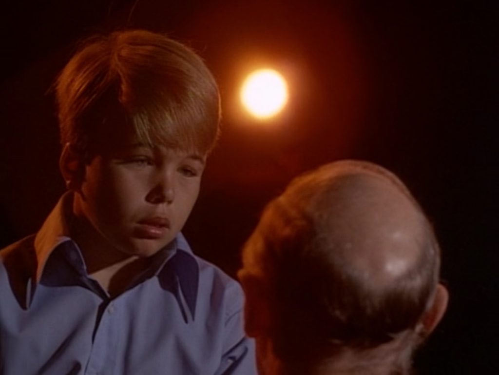 In The Boy Who Predicted Earthquakes, a young boy (Clint Howard) has the gift of telling the future - Night Gallery season 2