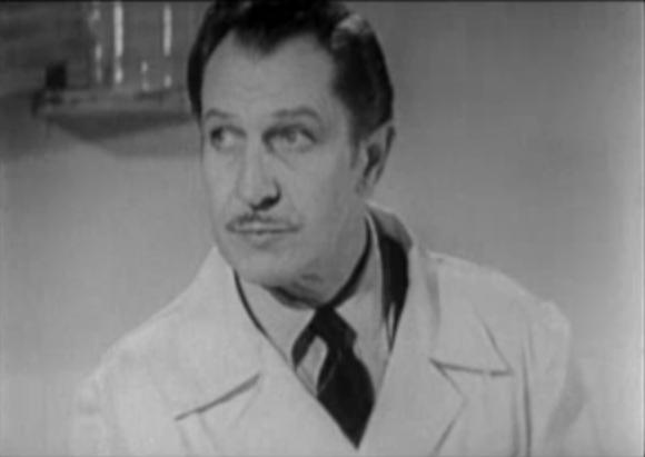Vincent Price as researcher, husband, and father - before the plague.  Last Man on Earth
