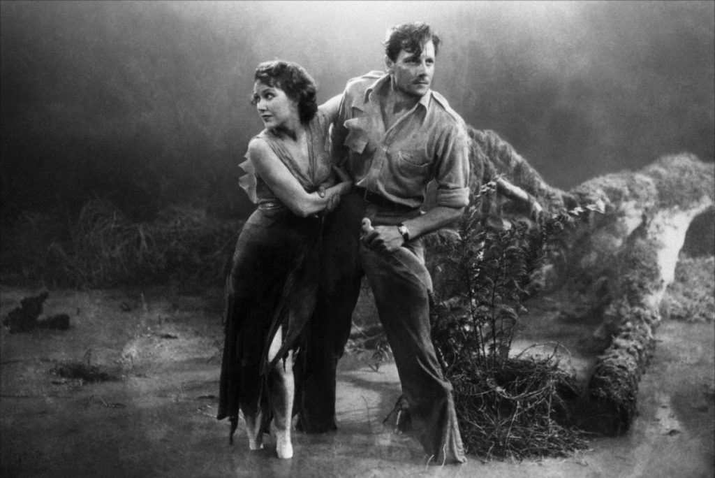 Fay Wray and Joel McCrea in The Most Dangerous Game (1932)