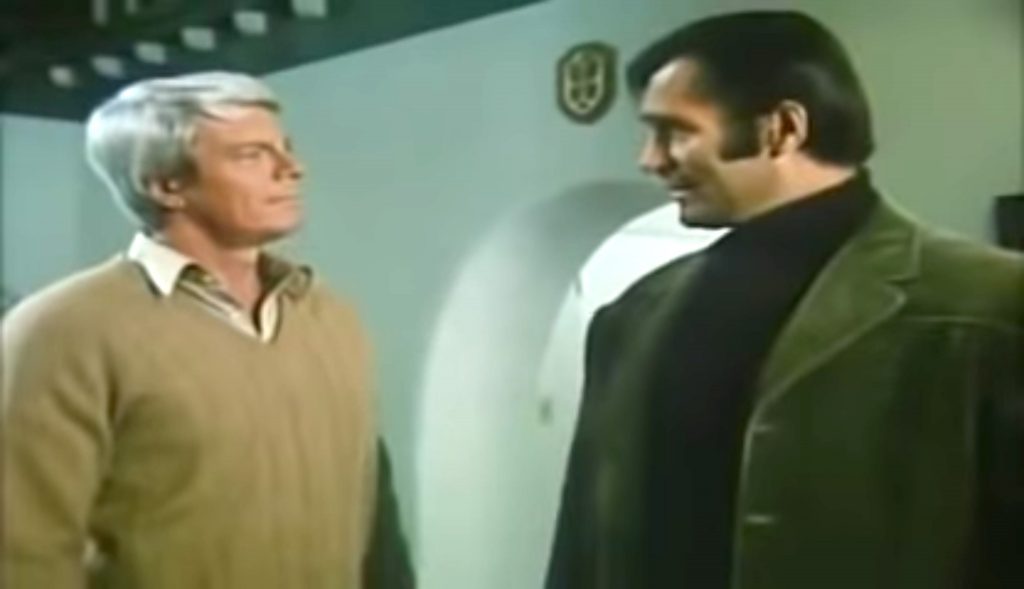 A conflict of world views in Scream of the Wolf between Peter Graves and Clint Walker's characters