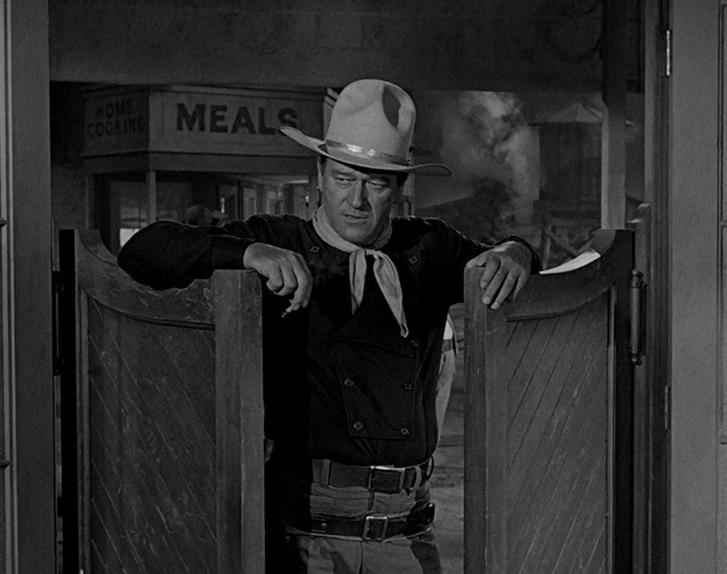 John Wayne in "The Man Who Shot Liberty Valance"