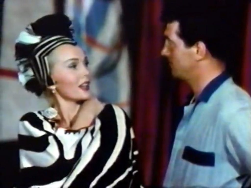 Saadia (Zsa Zsa Gabor) with Pete (Dean Martin) - she knows what she wants …