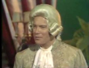William Shatner as Alexander Hamilton in "Swing Out Sweet Land"
