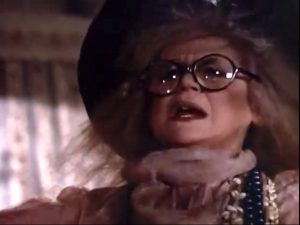 Margaret Leighton as the zany psychic in "From Beyond the Grave"