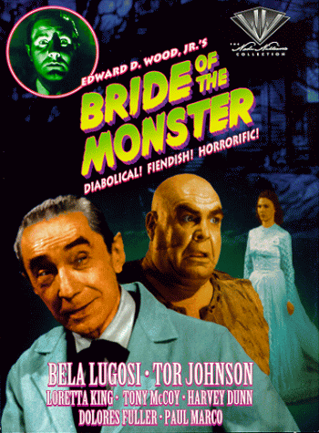 Bride of the Monster (1955) starring Bela Lugosi, Tor Johnson, by Ed Wood