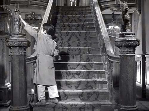 Love Locked Out - Eddie Munster (Butch Patrick) about to open the staircase for Spot